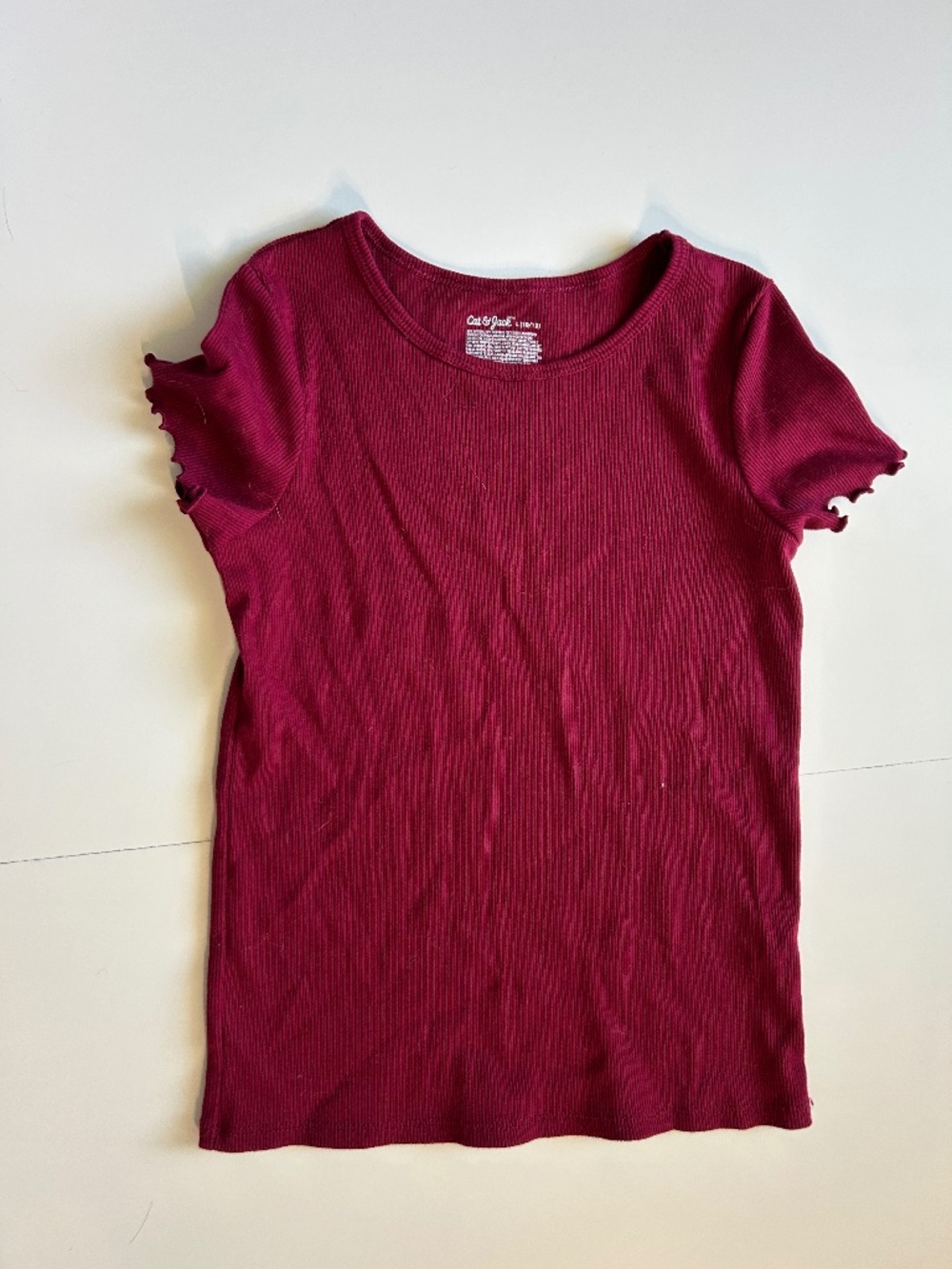 Cat & Jack Burgundy T-shirt